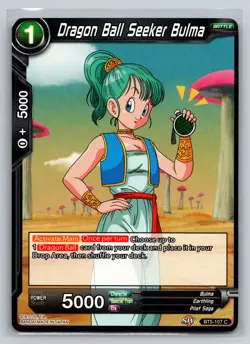 Dragon Ball Super Card Game Dragon Ball Seeker Bulma BT5-107 C Earthling - Image 1