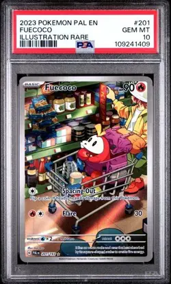 2023 FUECOCO 201 CROCALOR 202 SKELEDIRGE 258 PALDEA EVOLVED PSA 10 3 CARD SET - Image 2
