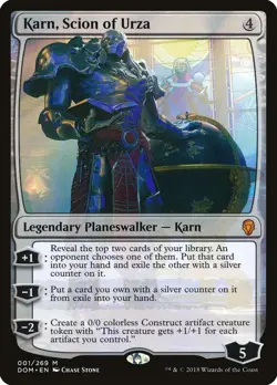 ~1x Karn Scion of Urza x1 ~NM~ DOM Magic the Gathering MtG~ - Image 1