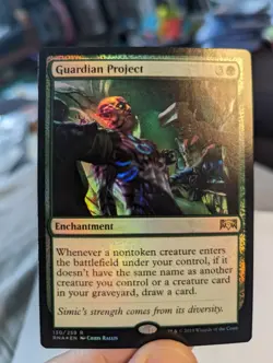 1x Guardian Project Foil NM - Ravnica Allegiance Magic The Gathering MTG X1 - Image 1