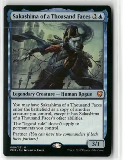 Magic The Gathering Sakashima of a Thousand Faces Commander Legends Mythic - Image 1