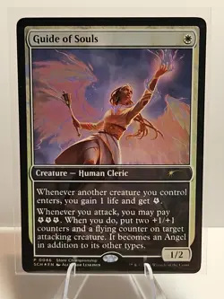 MTG GUIDE OF SOULS FOIL 0046 LORWYN ECLIPSED TOP 8 STORE CHAMPIONSHIP PROMO - Image 1