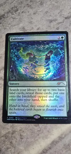 MTG Cultivate Bring A Friend Foil Promo Rare MTG NM - Image 1