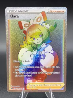 Pokemon TCG Klara 217/198 Rainbow Secret Sword & Shield Chilling Reign NM - Image 1