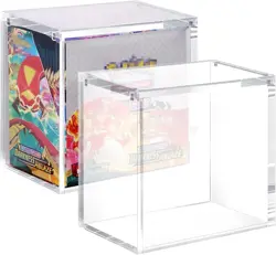 Pokemon Booster Box Acrylic Case 8MM Magnetic N52 UV Protection Display ETB - Image 2