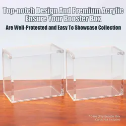 Pokemon Booster Box Acrylic Case 8MM Magnetic N52 UV Protection Display ETB - Image 4