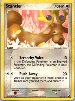 Pokemon TCG Stantler 32/115 Unseen Forces MP - Image 1