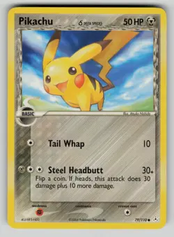 Pikachu 79/110 Common Holon Phantoms Pokemon LP - Image 1
