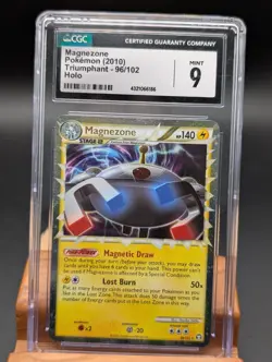 2010 Pokemon Triumphant Magnezone Holo #96 CGC Mint 9 Prime - Image 1