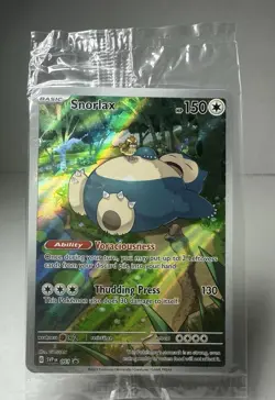 Pokemon TCG Scarlet Violet 151 Snorlax 051 Black star Promo [SEALED] - Image 1