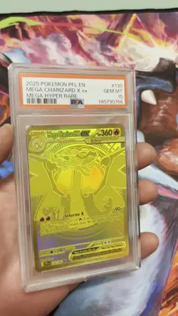 Mega Charizard X Ex Mega Hyper Rare PSA 10 - Image 2