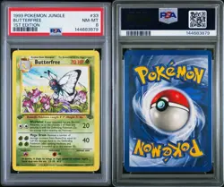 1999 POKEMON JUNGLE #33 BUTTERFREE FIRST EDITION PSA 8 *NEW CERT* - Image 3