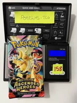 (HEAVY)🔥 22.66g Pokemon TCG Ascended Heroes Booster Pack Factory Sealed✅ - Image 1