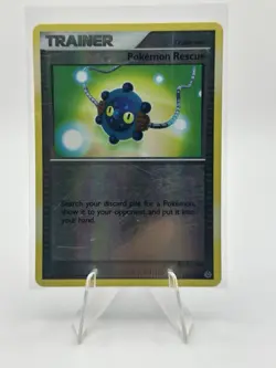 Pokemon Rescue 115/127 Platinum Reverse Holo - Image 1
