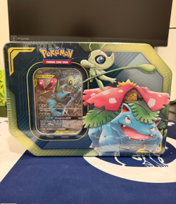 Celebi & Venusaur GX Tag Team Tin Pokemon TCG Tag Team Sealed 2019 - read desc. - Image 1