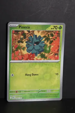 Pineco Pokemon SV10 Destined Rivals Reverse Holo 004/182 TCG Scarlet Violet - Image 1
