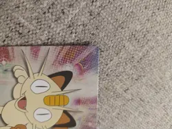 Meowth 52 Pokemon Topps Series 1 TV Animation Edition Blue Logo Holo NM/VLP - Image 3