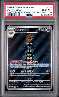 2025 POKEMON SVP EN-SV BLACK STAR PROMO #211 - GOTHITELLE 211 - PSA 10 - Image 1
