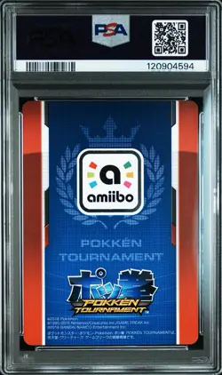 2016 POKEMON PROMO POKKEN TOURNAMENT JPN DARK MEWTWO PSA 9 - Image 2