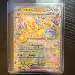 Pokemon TCG Jolteon ex 030/131 Sv: Prismatic Evolutions Holo EX Double Rare - Image 1