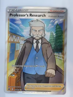 Pokemon TCG Professor's Research Full Art Holo Ultra Rare 150/159 - Image 1