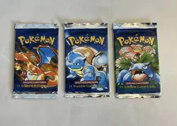 Pokemon First Edition Base Art Set Booster Packs asking $1000 for the lot. - Image 1