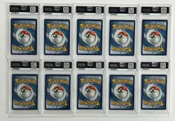 Investor Lot (10) 2021 Pokemon SWSH BSP Celebrations Lance's Charizard V PSA 10 - Image 2