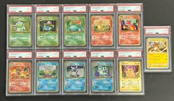 Lot of (11) PSA 10 Sequential # Pokemon CLL Japanese Pikachu Squirtle Charmander - Image 1