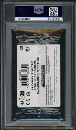 Pokemon Pikachu with Grey Felt hat Van Gogh 085 Graded Sealed Promo PSA 10 - Image 2