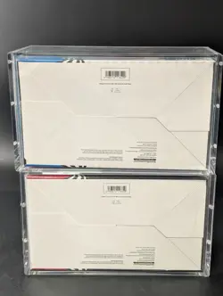 2x Pokemon SV10.5 Black Bolt White Flare Sealed Booster Bundle Display W/Acrylic - Image 2