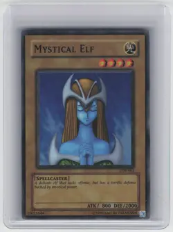 Mystical Elf - LOB-062 -Yugioh TCG - Super Rare - Unlimited - LP - Image 1