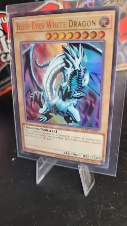 Blue-Eyes White Dragon (Version 1) (Reprint) LCKC-EN001-Ultra Rare-NM-Unlimited - Image 1
