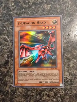 Yugioh Y-Dragon Head - MFC-005 - Unlimited Super Rare - VLP - Image 1
