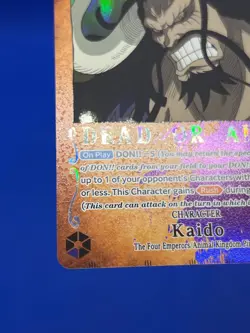 One Piece Pillars of Strength Kaido ST04-003 Wanted Poster Alternate Alt Art NM - Image 5