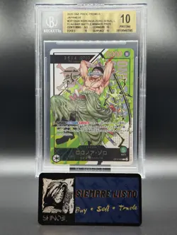 2026 One Piece Zoro OP12-020 Serial Winner Prize BGS 10 Pristine 2504/2700 - Image 1