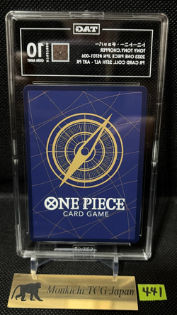 TAG GEM MINT 10 Tony Tony Chopper ST01-006 Art Parallel 25th One Piece JP 2022② - Image 2