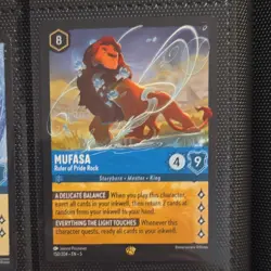 Disney Lorcana Card Lot Clarabelle Moana Scar Mufasa Stitch EN-5 EN-9 EN-11 - Image 2
