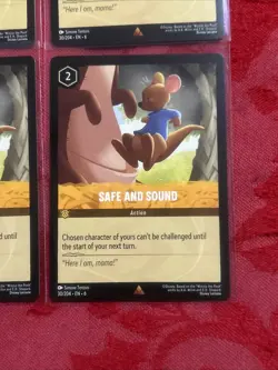 4x Disney Lorcana Azurite Sea - Safe and Sound | 30/204 | NM | Rare x4 - Image 5