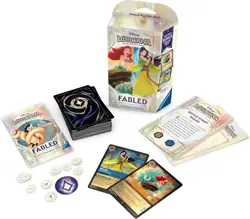 Disney Lorcana Fabled Starter Deck | Amber & Sapphire | Ariel & Mulan w. Booster - Image 2