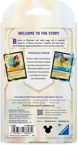 Disney Lorcana Fabled Starter Deck | Amber & Sapphire | Ariel & Mulan w. Booster - Image 3