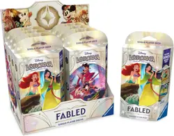 Disney Lorcana Fabled Starter Deck | Amber & Sapphire | Ariel & Mulan w. Booster - Image 4