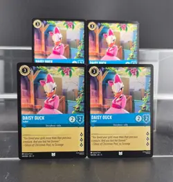 Disney Lorcana Daisy Duck - Isabel 144/204 Winterspell Uncommon 4 Cards - Image 1