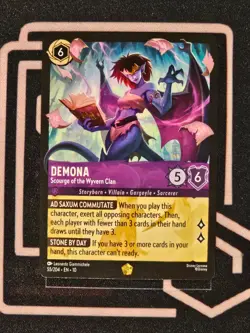 Disney Lorcana Demona Scourge Of The Wyvern Clan Legendary - NON FOIL 55/204 - Image 1