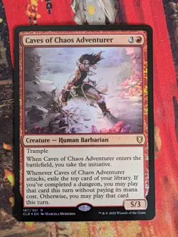 MTG Card: Caves of Chaos Adventurer (CL: Battle for Baldur's Gate) FOIL - Image 1