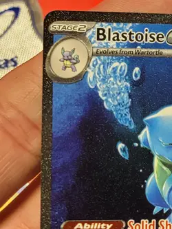 Blastoise Ex Illustration Rare Pokemon Card 200/165 151 2023 Nintendo - Image 3