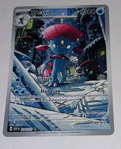 Pokemon TCG Weavile ASCEN 228/217 Stage 1 Holo 100 HP Card English 2026 - Image 1