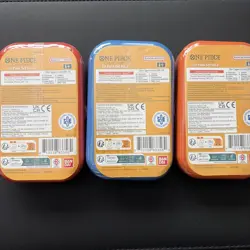 One Piece Card Game Mini-Tin Pack Set Vol.2 New Factory Sealed set of 3 (TS-02) - Image 2