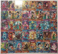 Lot of 40 Japanese Dragon Ball Super Dragonball Heroes TCG Rare Card Set - Image 1