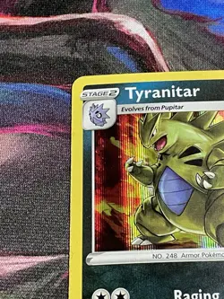 Tyranitar 043/078 Pokemon GO Holo Pokemon Card - Image 2