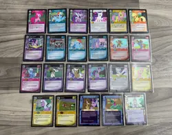 MLP MY LITTLE PONY CCG HOLO FOIL RARE BOOSTED TRADING CARD LOT 2013 - Image 1